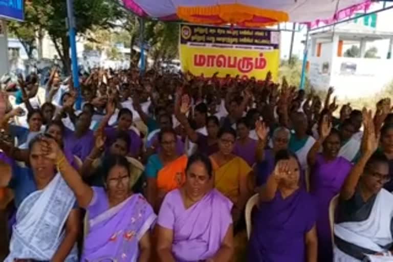 nurse hunger strike, விருதுகநர் செவிலியர்கறள் உண்ணாவிரத போராட்டம்