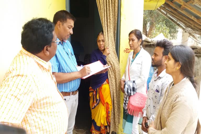 Health Department survey to identify leprosy patients in Gariaband