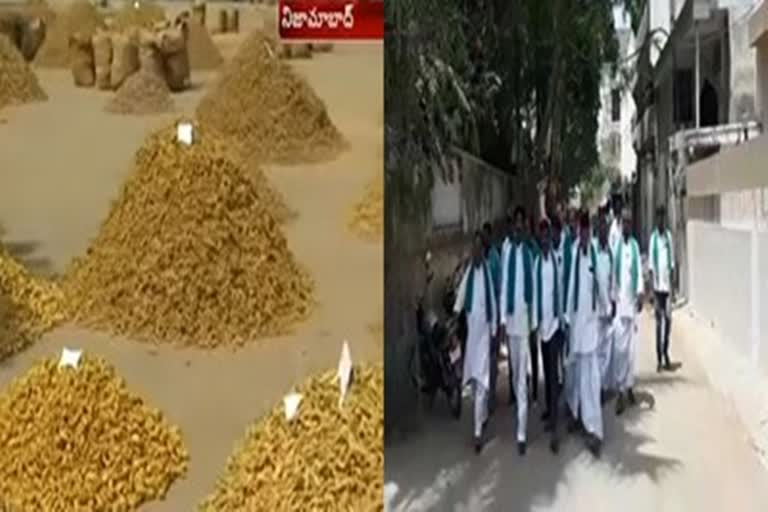 turmeric farmers protest