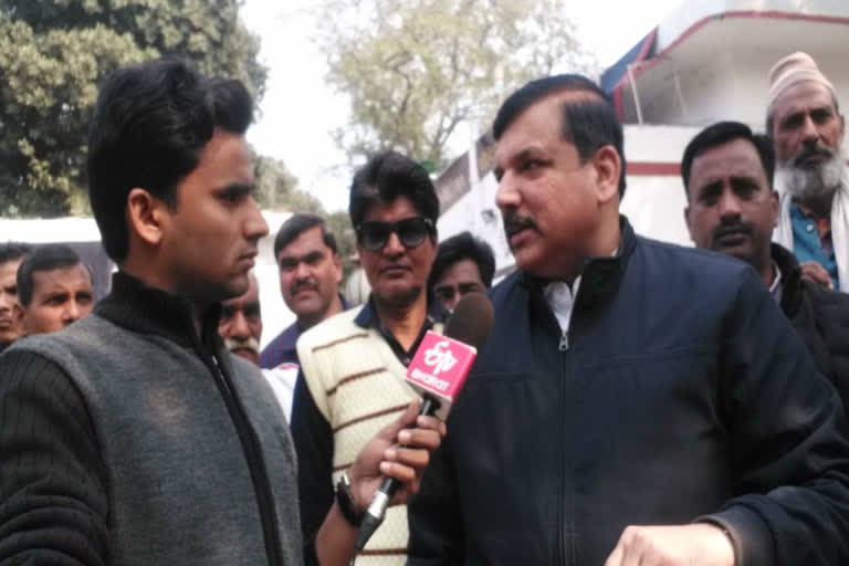 sanjay singh statement on bjp allegation over sisodia OSD arrest matter