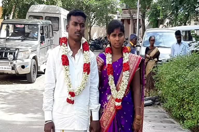 inter caste married couple seek protection in nagapattinam SP office