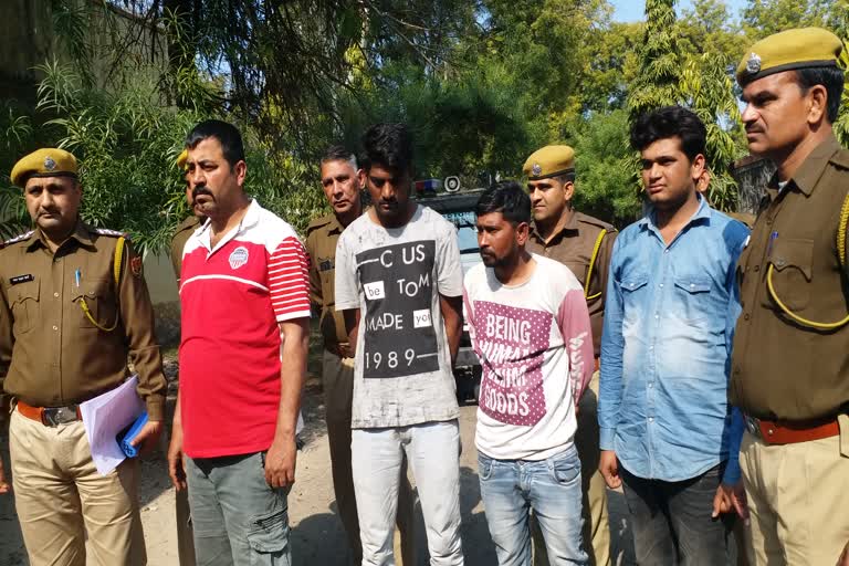 4 accused arrested for firing Sawai Madhopur, सवाई माधोपुर में फायरिंग