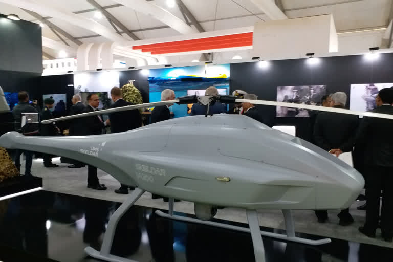 skeldar helicopter in defense expo 2020