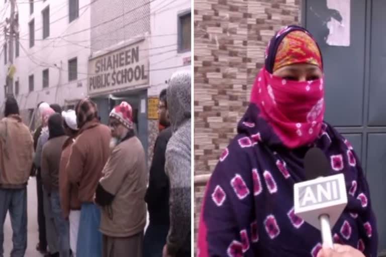 Voting for India says a Shaheen Bagh voter