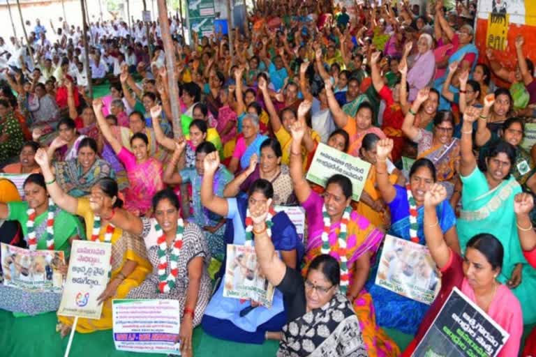 farmers protest in amaravathi for capital