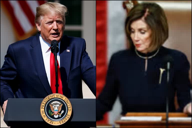 അമേരിക്കന്‍ വാര്‍ത്തകള്‍  Nancy Pelosi  State of the Union speech  Donald Trump  ഡൊണാള്‍ഡ് ട്രംപ്  നാന്‍സി പെലോസി