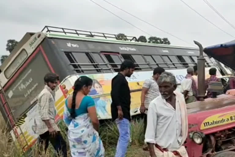 rtc bus rolled out at saluru