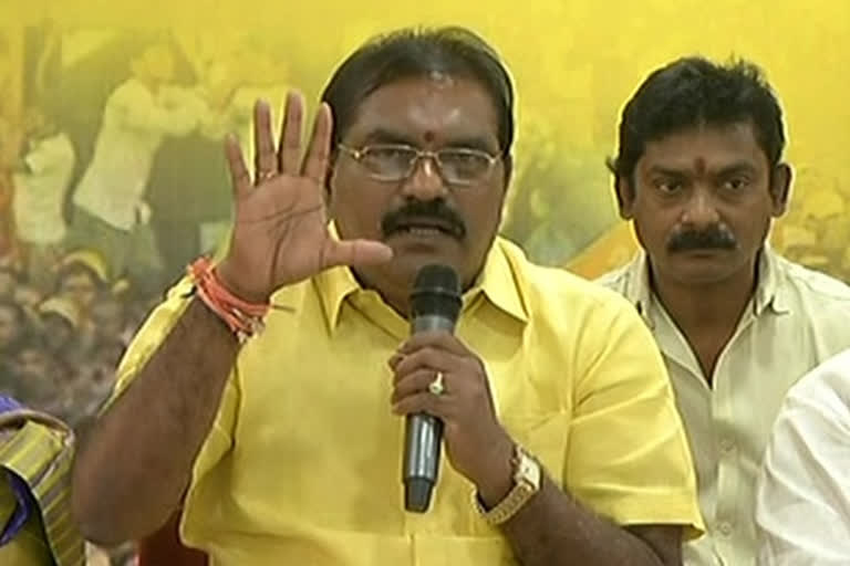 nimma ramayudu is accusation ycp mps on vizag realestate issue