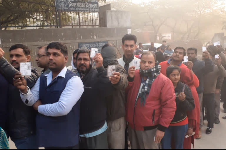 huge number of voters arrived in chhatarpur vidhansabha