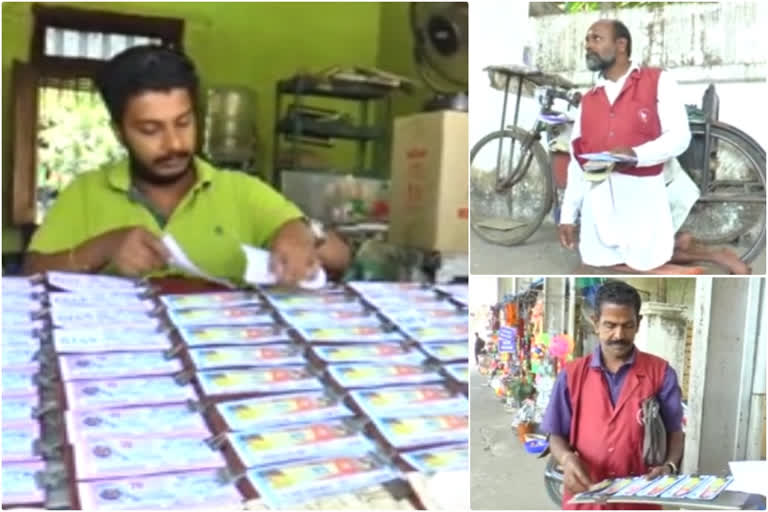 അനധികൃത ലോട്ടറി വിൽപന  thrissur  തൃശൂർ  ലോട്ടറി വിൽപന  Lottery retailers  illegal lottery sales