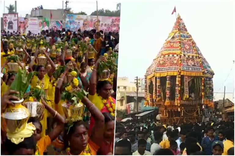 Thaipusam festival procession of thousands of devotees