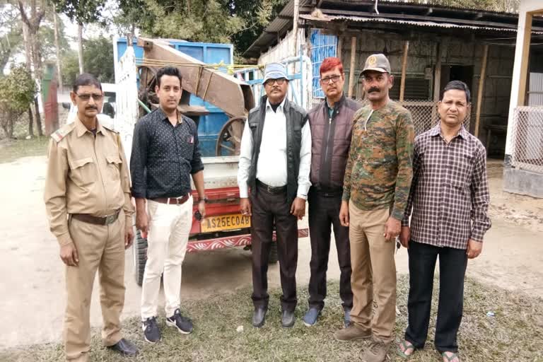 Dalgaon illegal  SAW MILL SEIZED