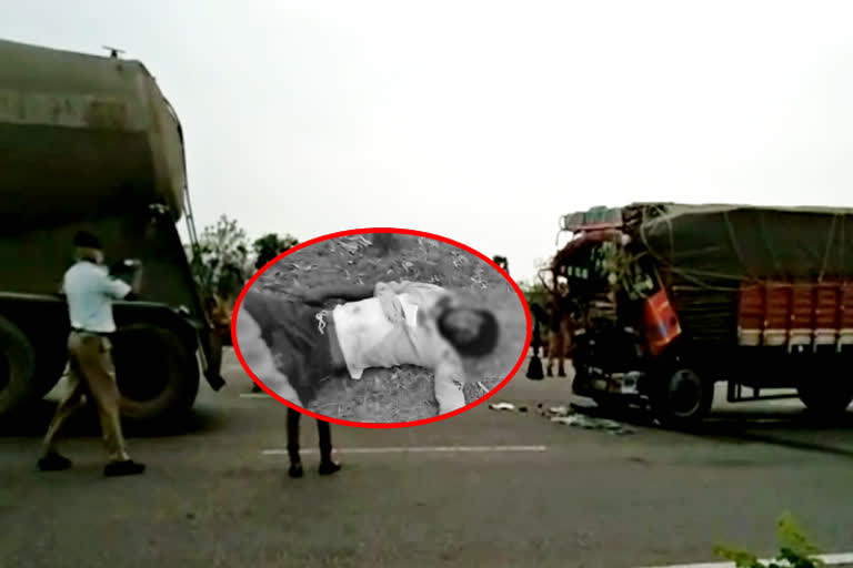 lorry accident in medchal district