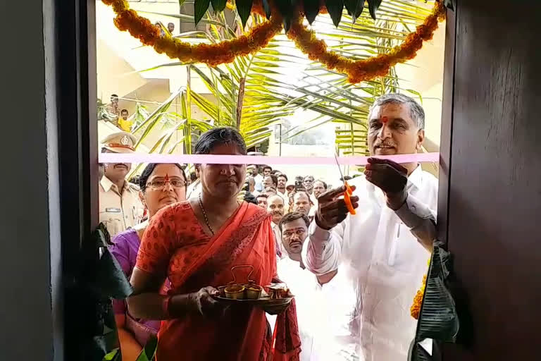 Harish Rao inaugurates double bedroom houses in siddipet district