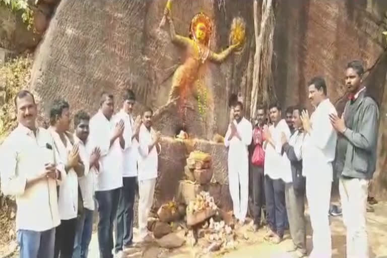 maisamma jatara on maisamma khilla at mandamarri