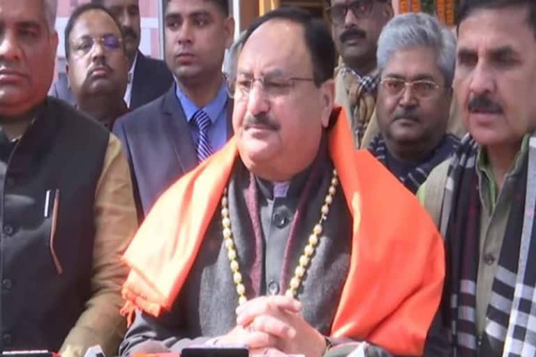 Nadda pays floral tribute to Sant Ravidas on birth anniversary