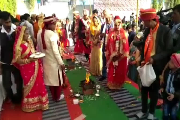 sewa bharti sansthan conducted 11 mass weddings in chhatarpur in delhi