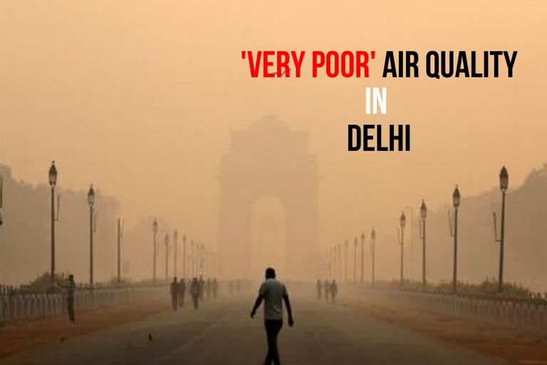 Delhi's air quality remains in 'very poor' category