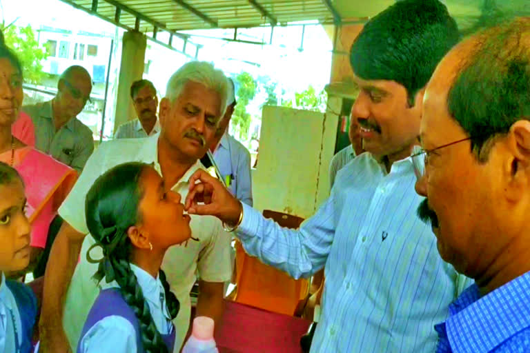 National Fungicide Prevention Day at borgam village in nizamabad district