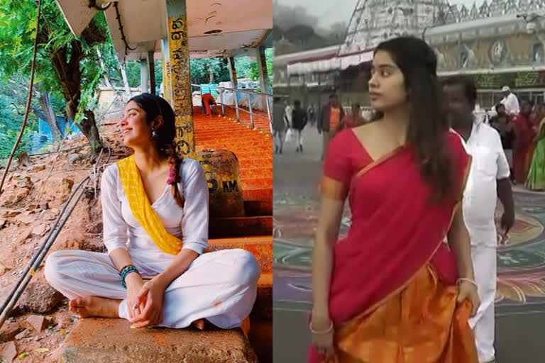 Janhvi Kapoor visits Tirupati