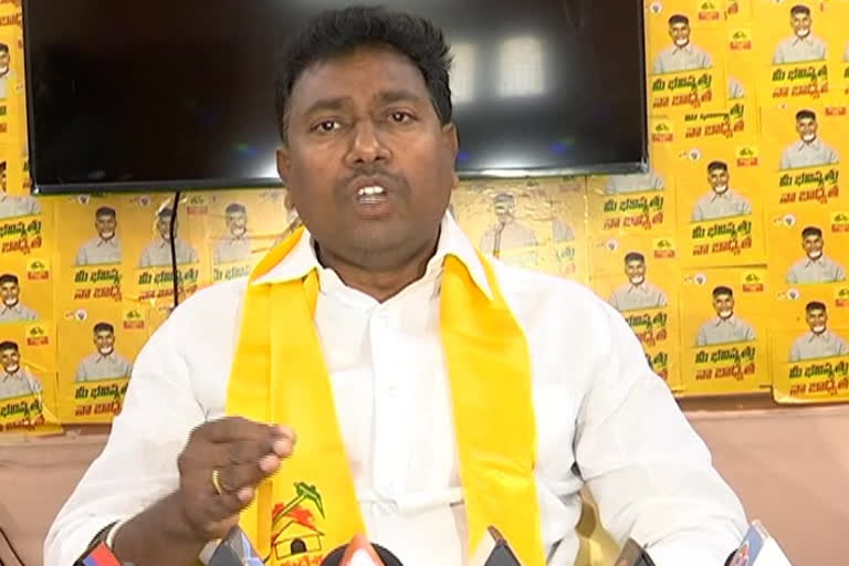 tdp bc cell president angry on hindupuram mp gorantla madhav