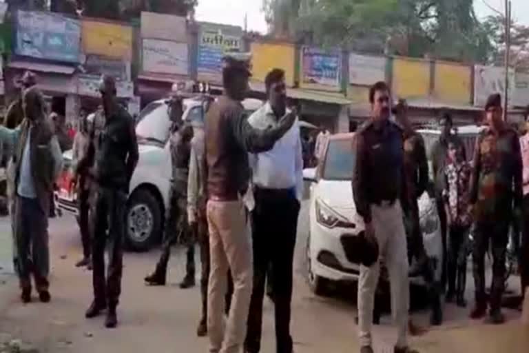 Mafis occupy police department land in bhind