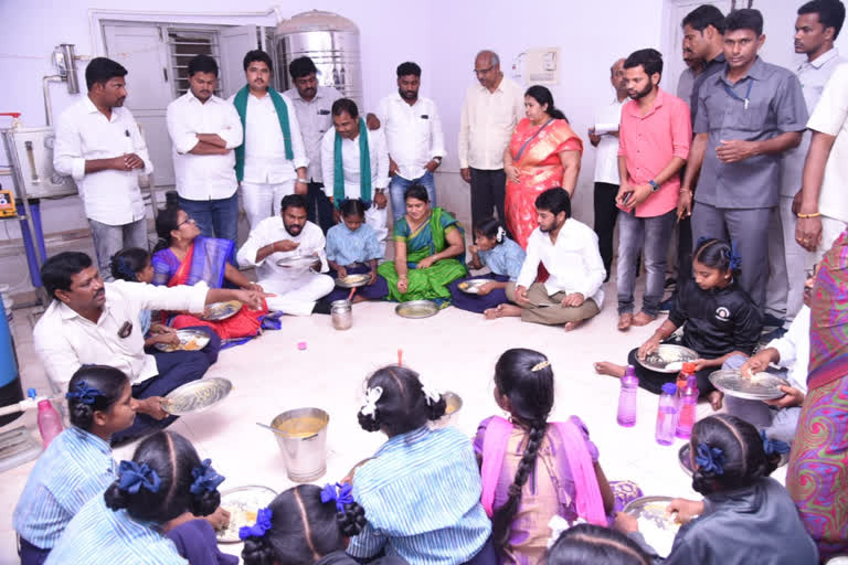 thirupathi hostel visited the Tribal welfare committee of the Legislature