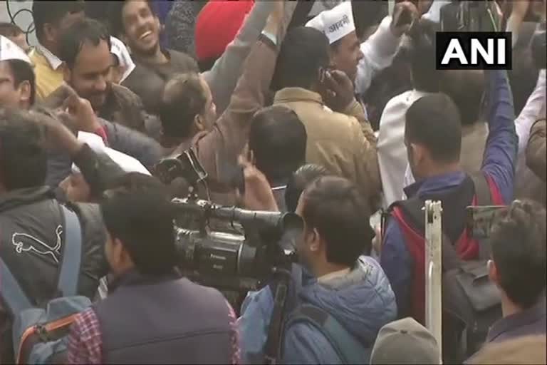 Delhi Election 2020: AAP leads on 56 seats