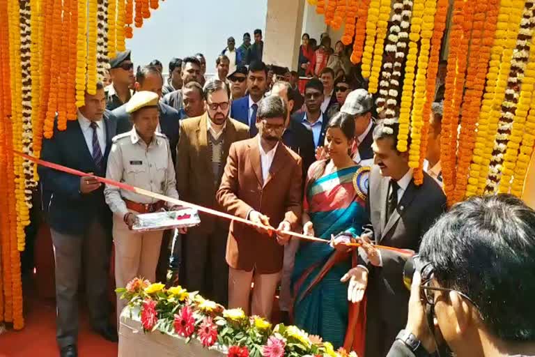 CM Hemant Soren inaugurated medicine garden in ranchi