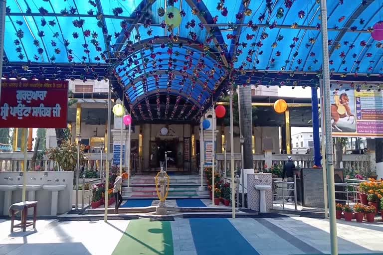 Special kirtan preparations in Paonta Gurudwara