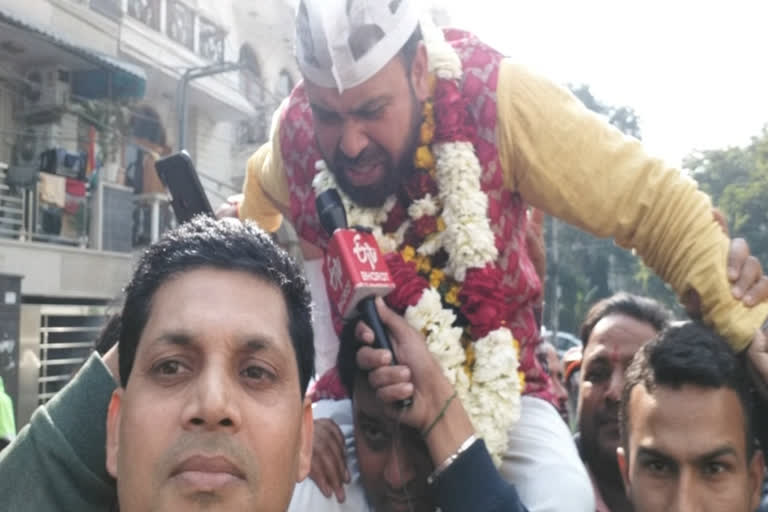 akhilesh pati tripathi won from model town vidhansabha