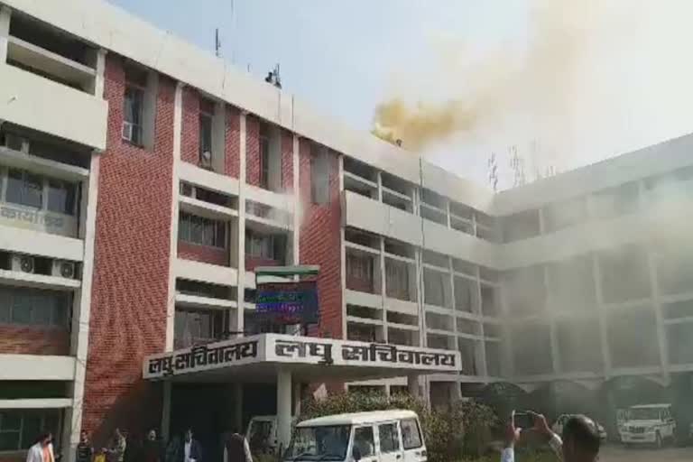 mock drill organized for fire prevention in sirsa