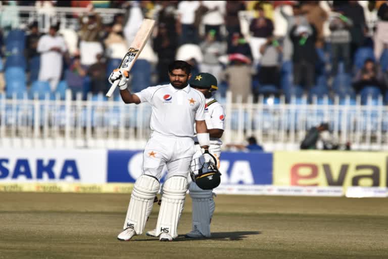 Babar Azam has made his way into the top five in the latest   ICC Test Rankings