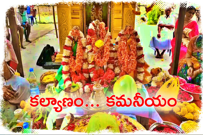 Sri Srabramanyaswamy Kalyanotsavam at burada Raghavapuram in Khammam District