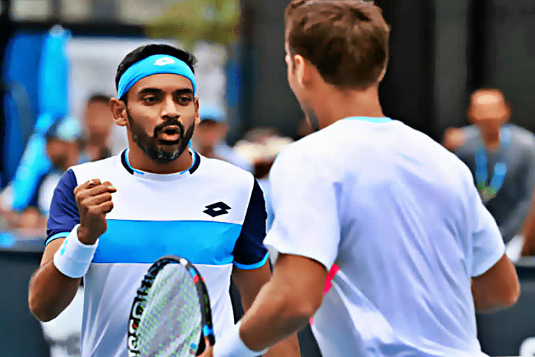 Divij Sharan and his partner Artem sitak has moved to the quarter final of new york open