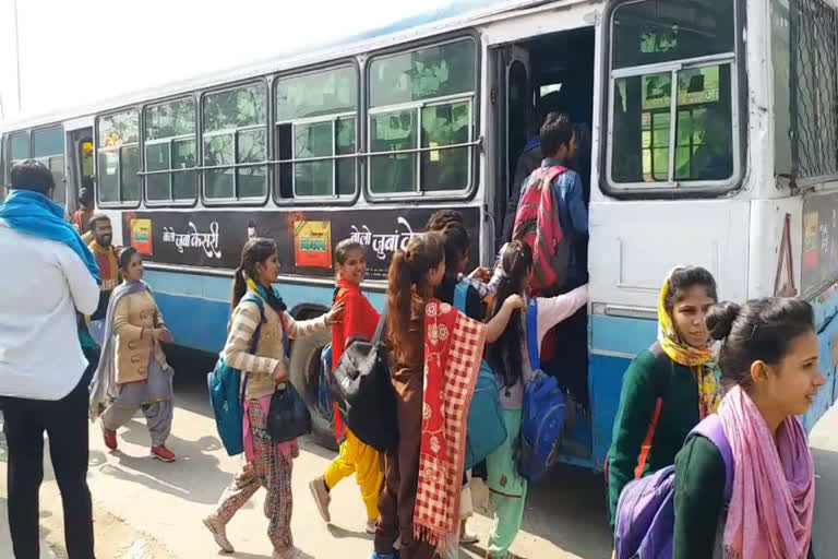 lack of buses in gohana bus depot