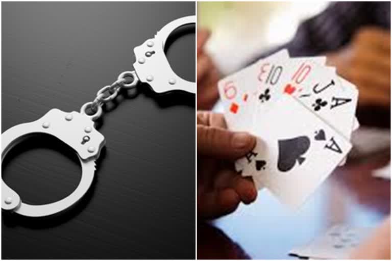 Police raid at gambling base