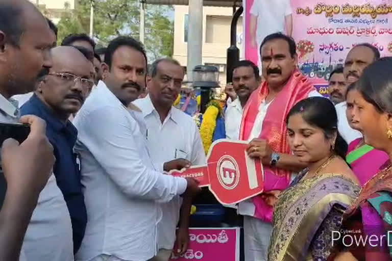 tractors distribution in suryapet district