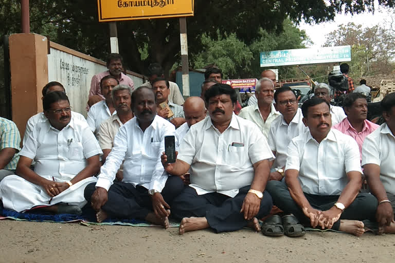 singanallur DMK MLA Darna to fix the Ondipudur bridge