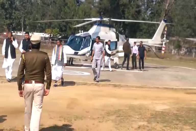 Umesh Patel arrived to ambikapur