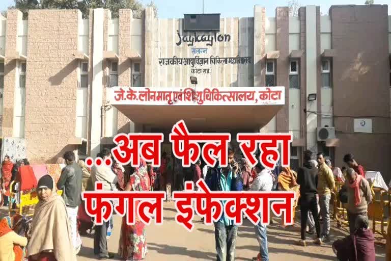 जेके लोन अस्पताल , JK Lone Hospital of kota, फंगल इंफेक्शन का खतरा, Fungal infection in JK Lone Hospital, kota news,