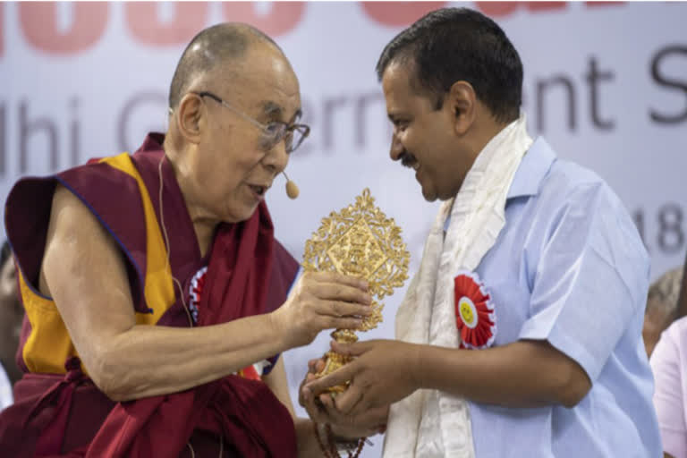 Dalai Lama congratulated Arvind Kejriwal