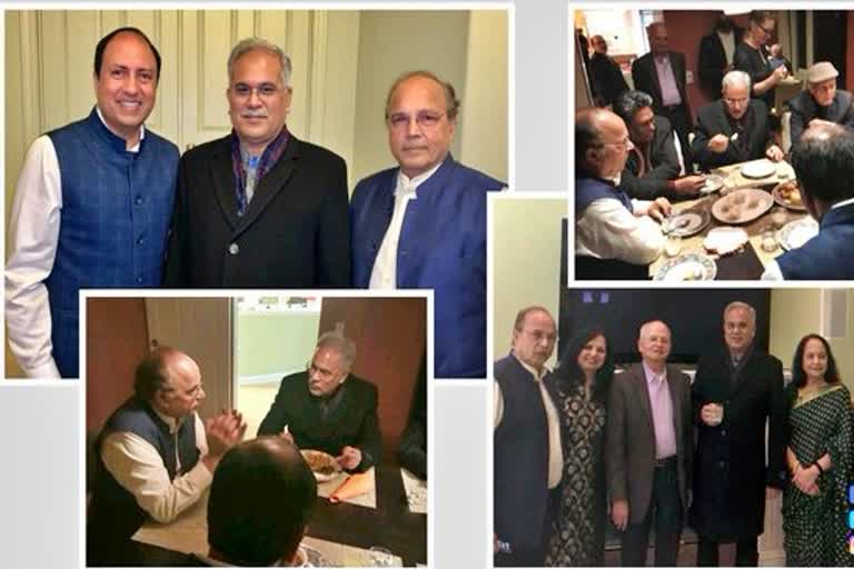 Bhupesh Baghel meets Chhattisgarhi peoples in San Francisco