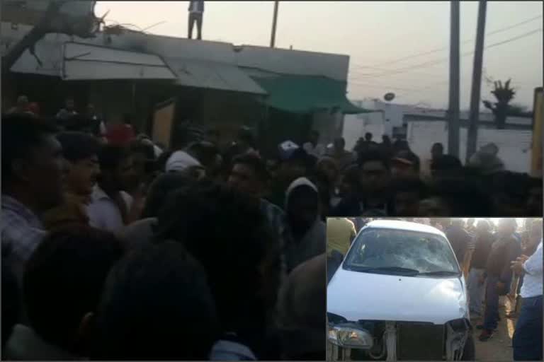 car driver beaten fatehabad
