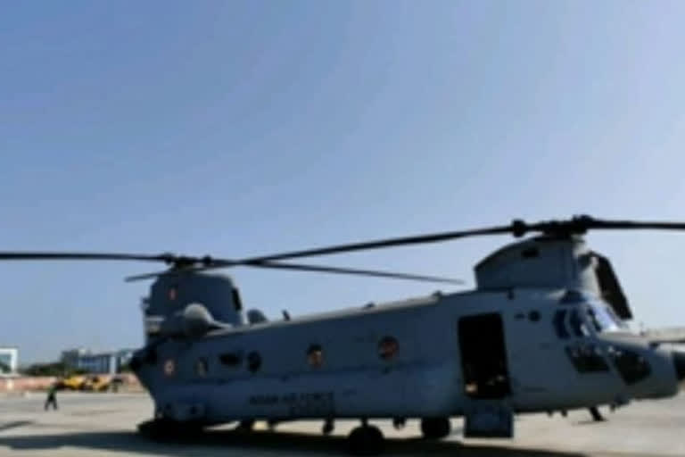 Indian Air Force Chinook makes emergency landing as it runs out of fuel