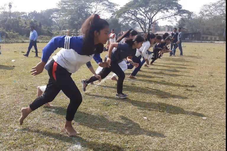 sports events among the women in rangia