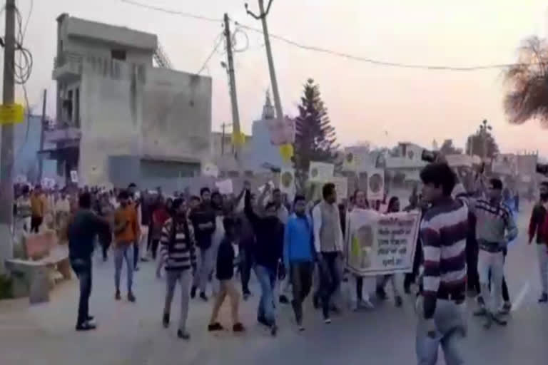 Candle march in Kurukshetra