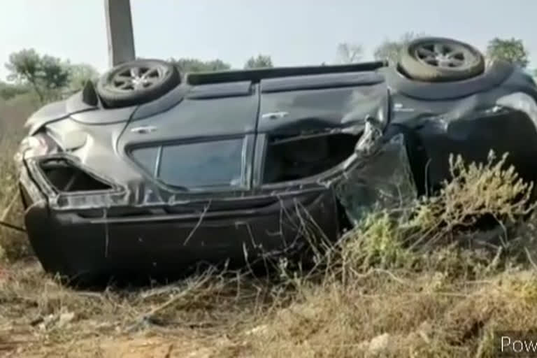 car accident in yadadri district one person died