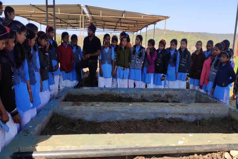 Senior Basic Secondary School students learned about organic farming