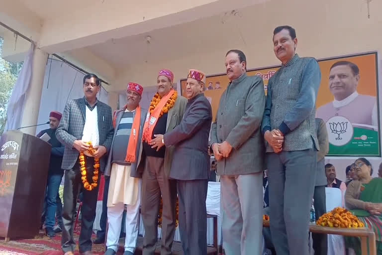 BJP State President Dr. Rajiv Bindal reached in Paonta Sahib